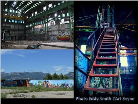 Urbex industriel : La Seyne-sur-Mer, chantiers navals et graffitis
