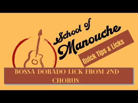 Bossa Dorado lick from 2nd Chorus