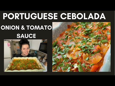 3 INGREDIENT RECIPE PORTUGUESE CEBOLADA ONION SAUCE - Portuguese Onion & Tomato Sauce Recipe