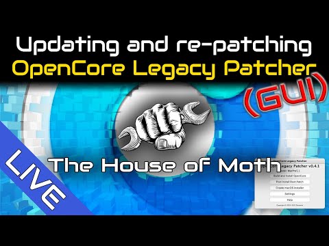 Updating and re patching OpenCore Legacy Patcher