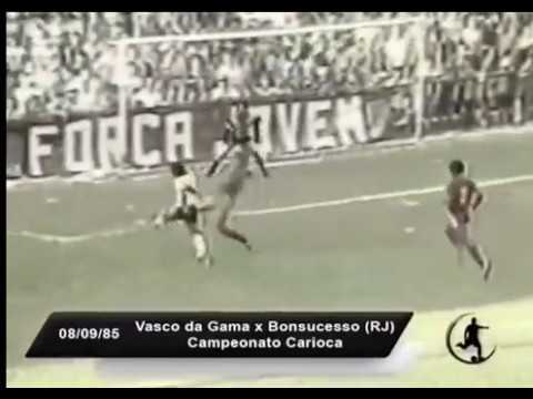 Romário (Vasco) - 08/09/1985 - Bonsucesso 0x2 Vasco - 1 gol
