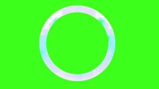 Circle Glitch Frame - Greenscreen Logo Animation (