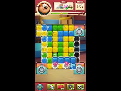 Toon Blast Level 8489 - NO BOOSTERS 🐻🐺🐱 | SKILLGAMING ✔️