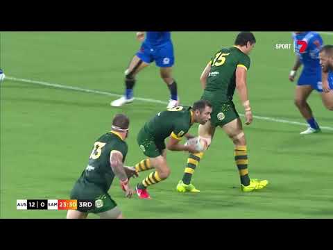 2017 Rugby League World Cup - Quarter Final: Australia v Samoa Highlights