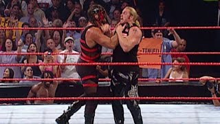Kane returns to terrorize The Un-Americans: Raw, August 26, 2002