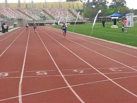 Atletas Master, 100mts planos, 75, 80 y 85 años.