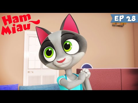 Ham Miau 🐶 Viata de familie 🐱 Desene animate in limba romana