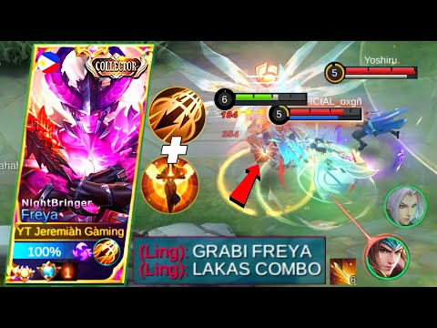 SATISFYING COMBO FOR FREYA🤫 | BROKEN ITEM | TOP 1 GLOBAL FREYA | FREYA BEST BUILD | MUST TRY | MLBB✓