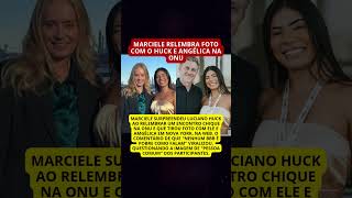 Marciele do BBB 26 relembra foto com o huck e Angélica na ONU