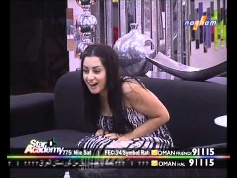 ستار أكاديمي 8 خناقة  سارا وحسام جزء1