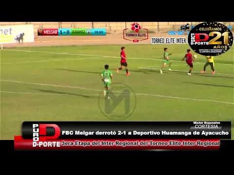 El FBC Melgar derrotó 2-1 a Huamanga de Ayacucho en el estadio José Picasso Peraltta