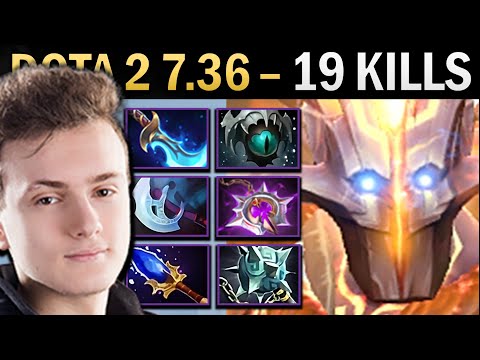 Juggernaut Gameplay Miracle with Nullifier and 19 Kills - Dota 2 7.36