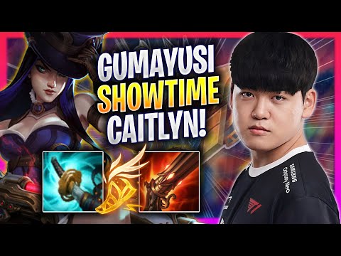 GUMAYUSI SHOWTIME WITH CAITLYN! - T1 Gumayusi Plays Caitlyn ADC vs Draven! | Season 2023