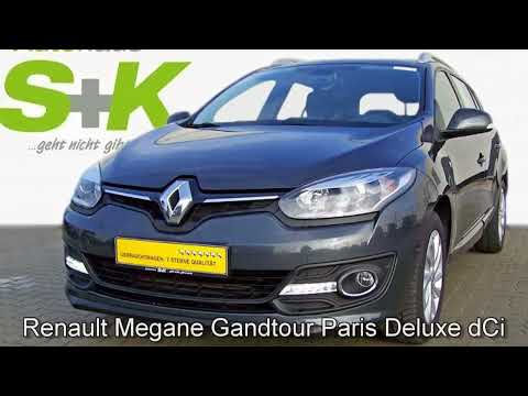 Renault Megane Grandtour Paris Deluxe ENERGY dCi 110 Graphit Schwarz Autohaus S+K