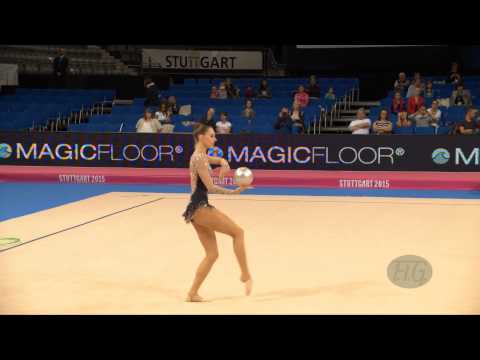 Carmel KALLEMAA (EST) 2015 Rhythmic Worlds Stuttgart - Qualifications Ball