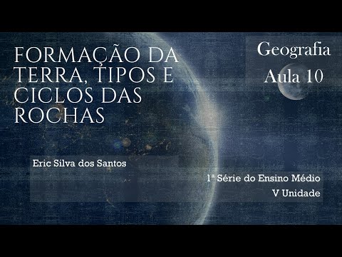 Formação da Terra, Tipos e Ciclos das Rochas