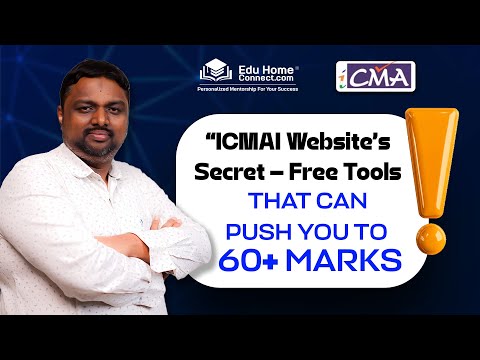 CMA Website’s Secret – Free Tools That Can Push You to 60+ Marks