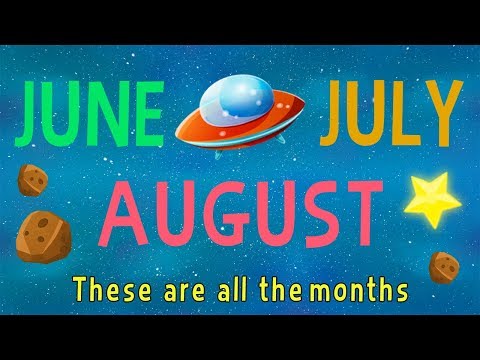 The months of the year: The song - English Educational Videos | Little Smart Planet