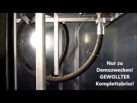 Hydraulikschlauch - kompletter Abriss NUR ZU DEMOZWECKEN