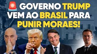 🚨 Urgente: governo Trump vem ao Brasil punir Moraes com sanções!