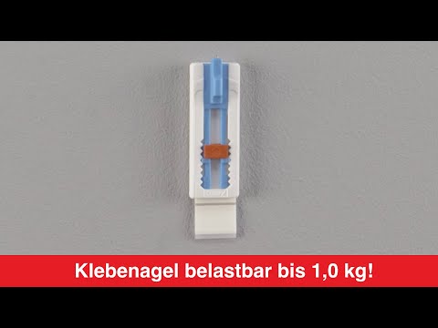 Artikelvideo 1 für tesa Powerstripes Klebenägel für max. 2,0 kg 4,5 x 6,4 cm, 2 St., Artikelnummer 187084