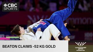 Evelyn Beaton claims GOLD in women's -52kg on Day 8 of the 2026 Glasgow Commonwealth Games