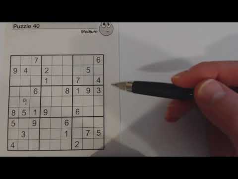 SudokuPrimer 71 - basic Sudoku terminology and solving a medium puzzle (sudoku game, sudoku skills)