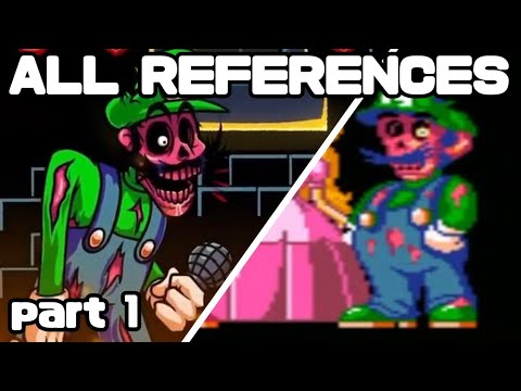 FNF: Mario Madness V2 - ALL REFERENCES - part 1