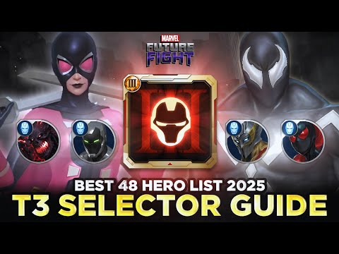 48 HERO TERBAIK 🔥 Bahas Tuntas Panduan T3 Selector Hadiah Gratis Anniversary ❗- Marvel Future Fight