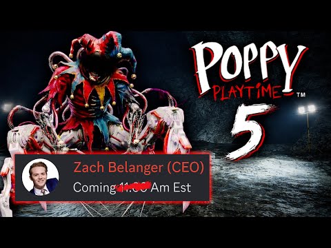 Poppy Playtime Chapter 5 - Official Trailer Release Time (Official Update)