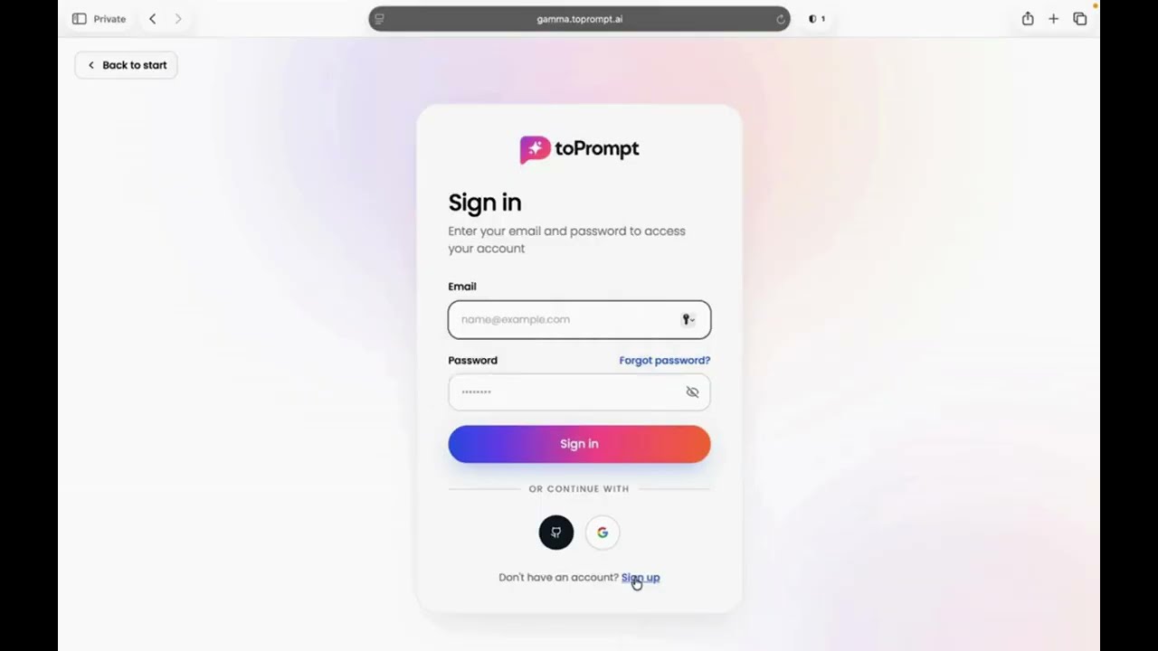 From Prompt to Product: Explore the toPrompt Platform