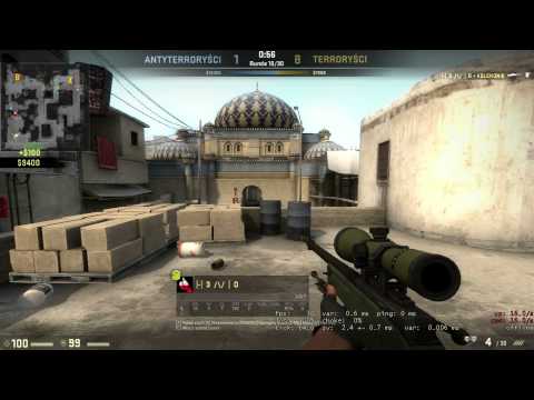 CS:GO ACE HENIO - AWP+Cz-auto 1vs4 ! (Dust2)
