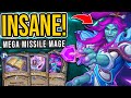 THE BEST MAGE DECK MEGA MISSILE MAGE Scholomance Academy Hearthstone