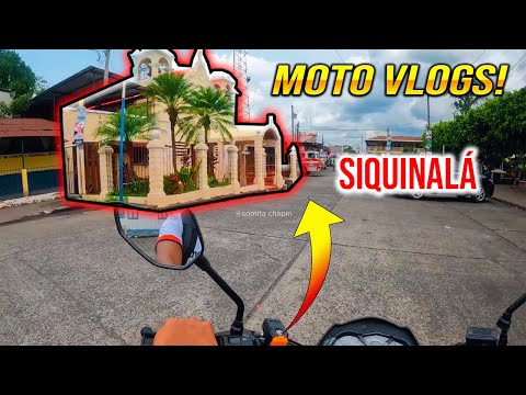 MotoVlog Pasando por el Parque de Siquinalá, Escuintla Guatemala  Iglesia de Siquinalá Escuintla