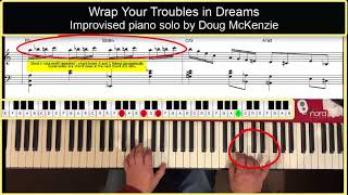 Wrap Your Troubles In Dreams - Jazz piano tutorial