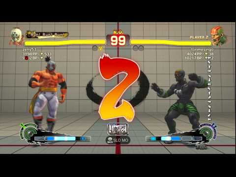 USFIV~ Dhalsim (torimesingo) vs.  El Fuerte (zeny53) HD