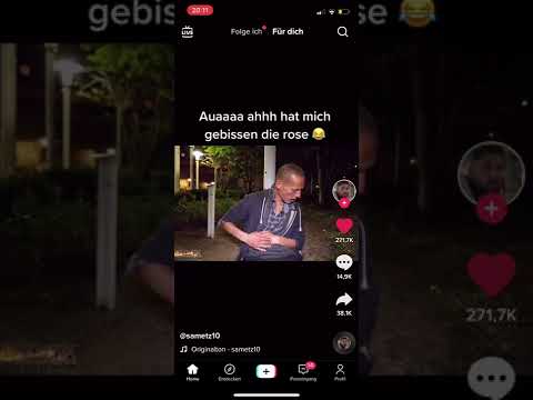 Aua ahh hat mich gebissen bissen die Rose