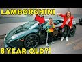Our 8 Year Old Son Finally Got His LAMBORGHINI **HIS DREAM CAME TRUE** | The Royalty Family