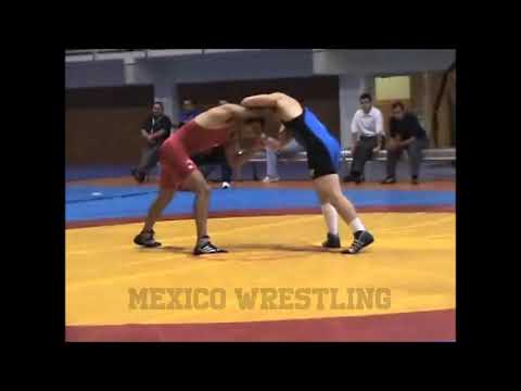 Libre 74 kgs Juan Pelagio Chaparro(NL) Eduardo Valencia (JAL) Nacional 1era fuerza #MexicoWrestling