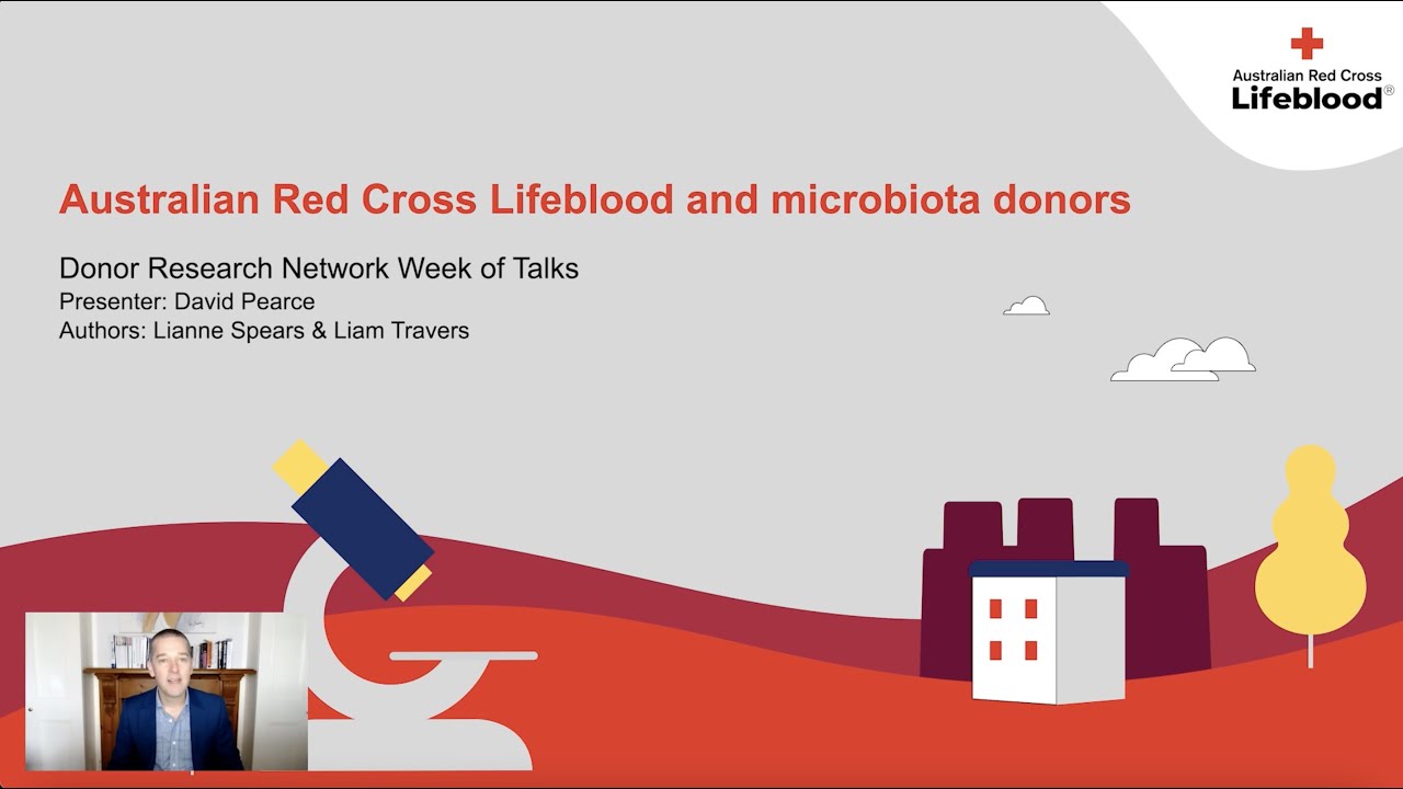 'Australian Red Cross LifeBlood and microbiota donors' by David Pearce & Team
