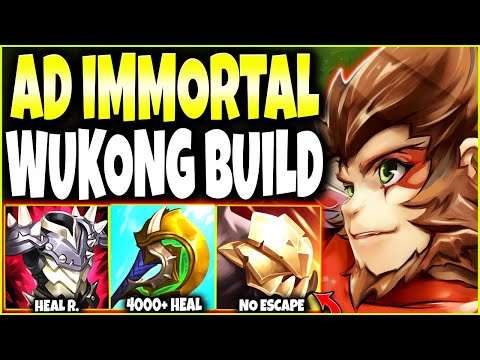 Meet the NEW OP AD IMMORTAL WUKONG BUILD ~ DMG, HEAL, MOBILITY 🔥 LoL Top Wukong s12 Gameplay