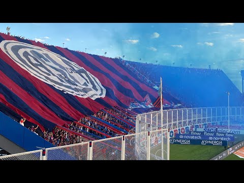 "ENORME RECIBIMIENTO SAN LORENZO vs Boca " Barra: La Gloriosa Butteler &bull; Club: San Lorenzo