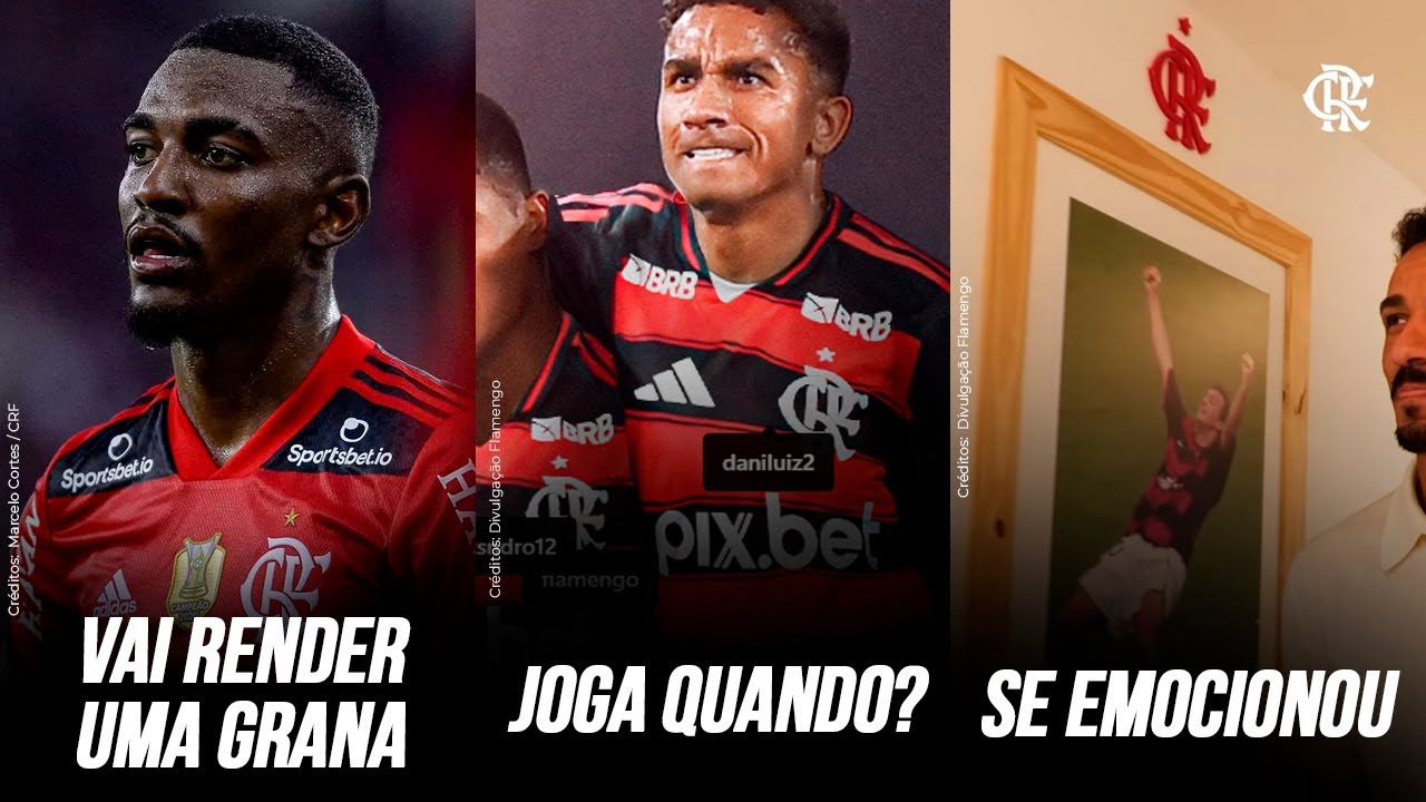 CHORO, PERCENTUAL DE GORDURA BAIXO E DATA DE ESTREIA: BASTIDORES DO DIA DE DANILO NO FLAMENGO