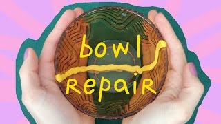 How to Fix a Broken - Cracked Glass Bowl *decorative*