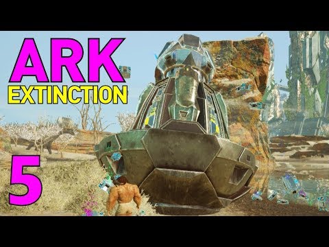 [5] ORBITAL SUPPLY DROP! Wave Defense! (ARK Extinction DLC Gameplay)