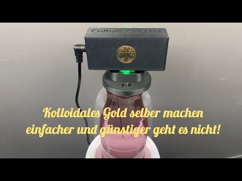 Kolloidales Gold selber machen - einfacher und günstiger geht es nicht!
