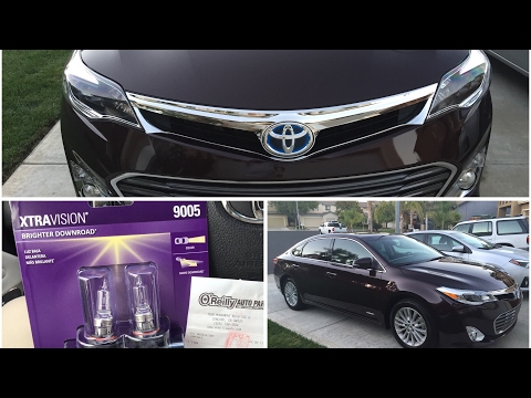 How to Replace High Beam Headlight Bulb on Toyota Avalon 2013 to 2017 How to repair headlight