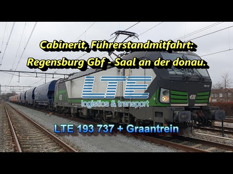[4K] Cabinerit, Führerstandsmitfahrt: Regensburg Gbf - Saal an der Donau.