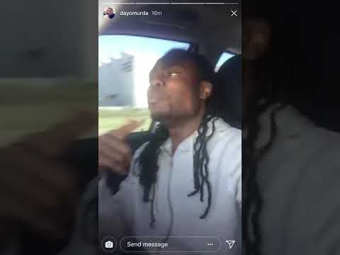 Dayo Murda listening to Benji Brothers’ Jealous in the car 🤣