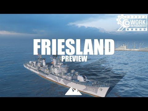 FRIESLAND, 2x2 120mm ohne Torpedos! Reicht das? - World of Warships | [Preview] [Deutsch] [60fps]